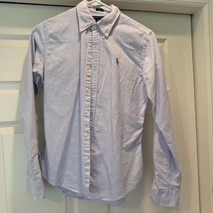 Polo Slim Fit Striped Button Down